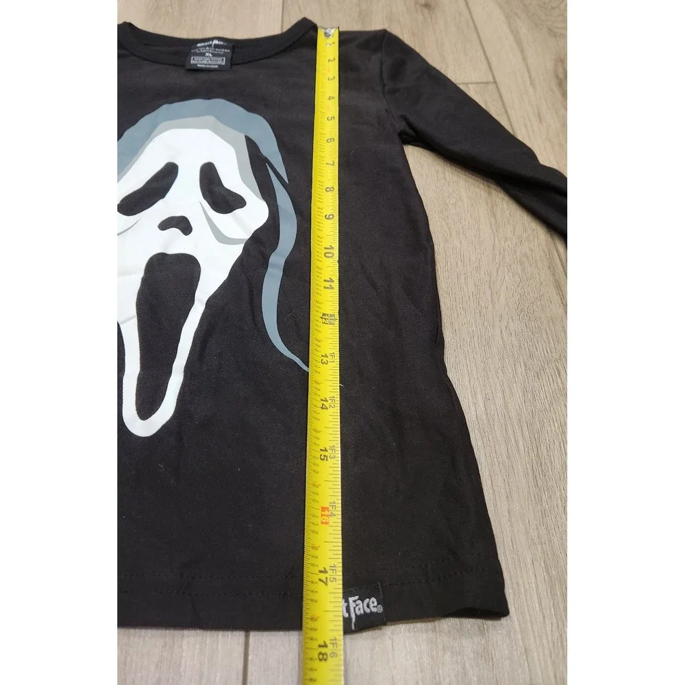 Ghost Face Kids Pajama Set XL Scream Halloween Black Long Sleeve Horror Movie